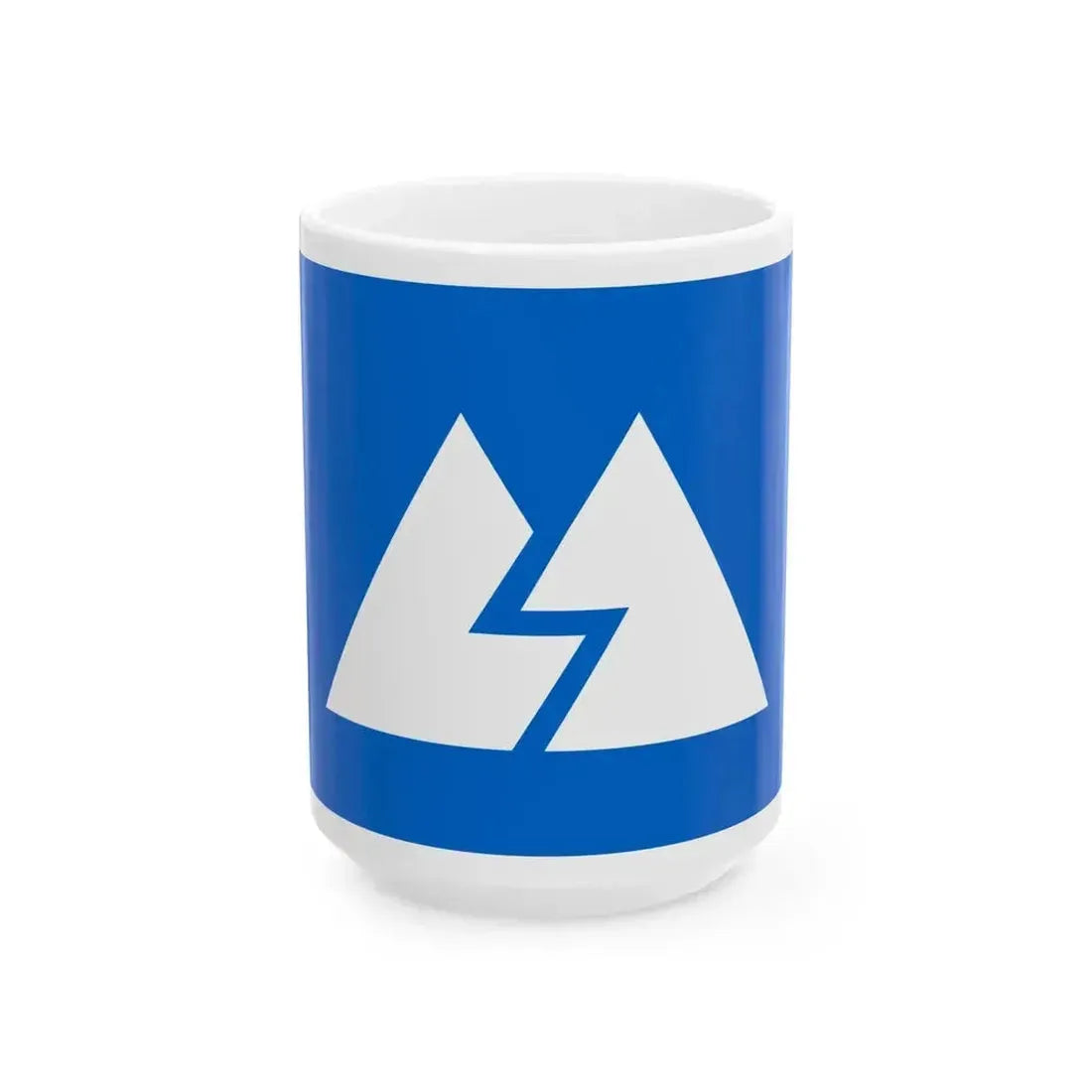 Flag of Iide Yamagata (Japan) White Coffee Mug 15oz - Go Mug Yourself