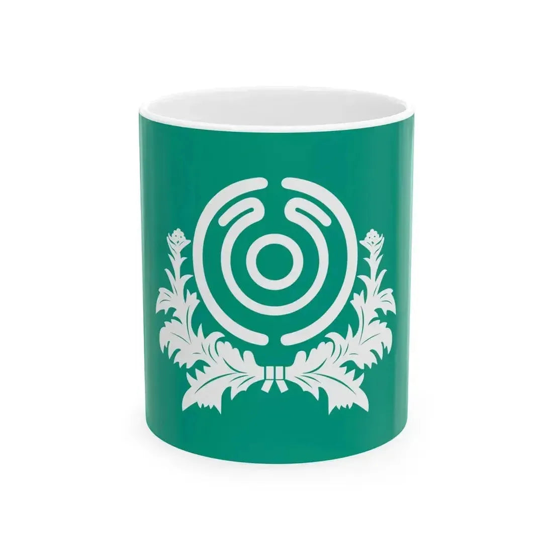 Flag of Iijima Nagano (Japan) White Coffee Mug 11oz - Go Mug Yourself