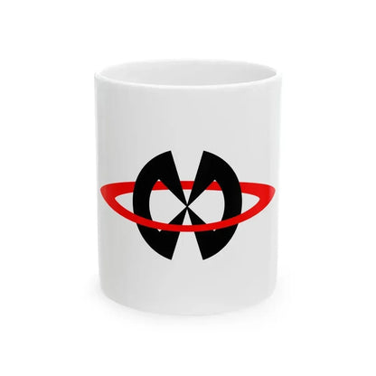 Flag of Iimori Nagasaki 1965-2005 (Japan) White Coffee Mug 11oz - Go Mug Yourself