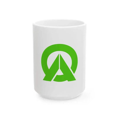 Flag of Iitaka Mie 1966-2005 (Japan) White Coffee Mug 15oz - Go Mug Yourself