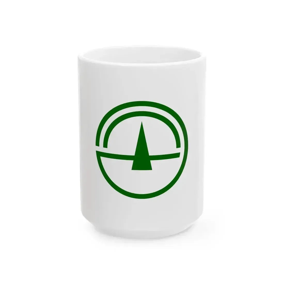 Flag of Iitate Fukushima (Japan) White Coffee Mug 15oz - Go Mug Yourself