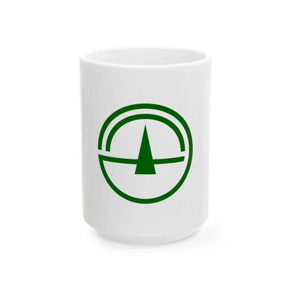 Flag of Iitate Fukushima (Japan) White Coffee Mug 15oz - Go Mug Yourself