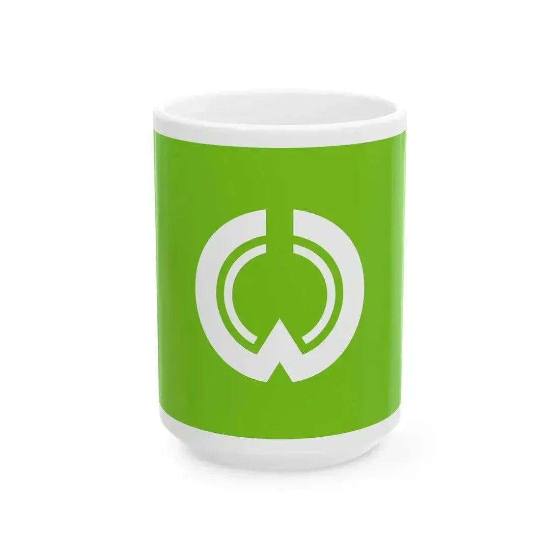 Flag of Iiyama Nagano (Japan) White Coffee Mug 15oz - Go Mug Yourself