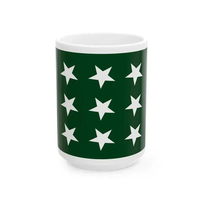 Flag of IJI (Pakistan) White Coffee Mug 15oz - Go Mug Yourself