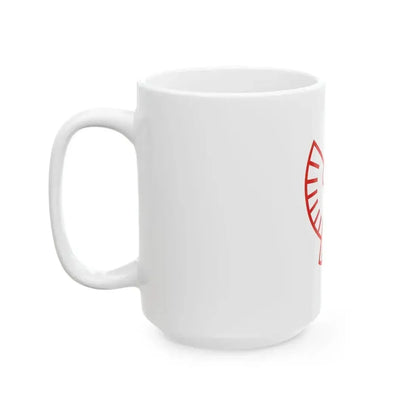 Flag of Ikaruga Nara (Japan) White Coffee Mug - Go Mug Yourself