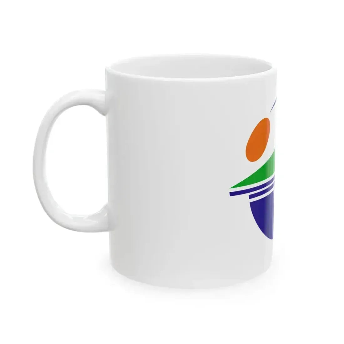 Flag of Ikata Ehime (Japan) White Coffee Mug - Go Mug Yourself