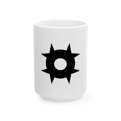 Flag of Ikawa Akita (Japan) White Coffee Mug 15oz - Go Mug Yourself
