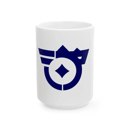 Flag of Ikeda Gifu (Japan) White Coffee Mug 15oz - Go Mug Yourself