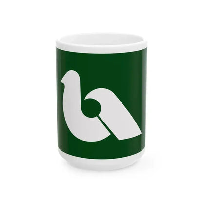 Flag of Ikeda Kagawa 1971-2006 (Japan) White Coffee Mug 15oz - Go Mug Yourself