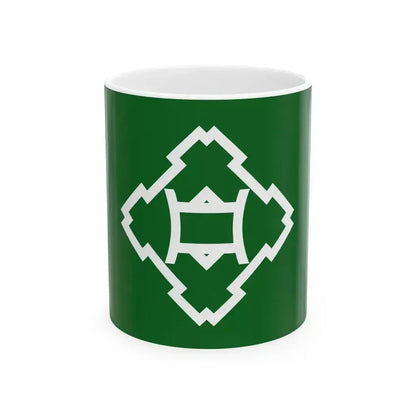Flag of Ikeda Osaka (Japan) White Coffee Mug 11oz - Go Mug Yourself