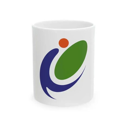Flag of Iki Nagasaki (Japan) White Coffee Mug 11oz - Go Mug Yourself