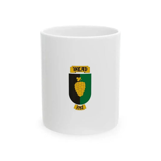 Flag of Iklad (Hungary) White Coffee Mug 11oz - Go Mug Yourself