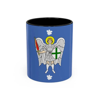 Flag of Iklin Malta - Accent Coffee Mug 11oz Black - Go Mug Yourself