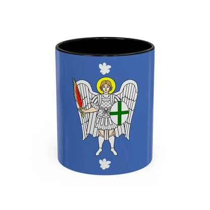 Flag of Iklin Malta - Accent Coffee Mug 11oz Black - Go Mug Yourself
