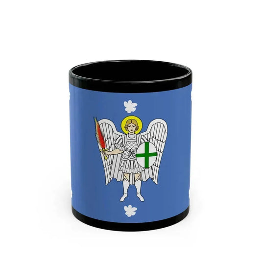 Flag of Iklin Malta - Black Coffee Mug 11oz - Go Mug Yourself