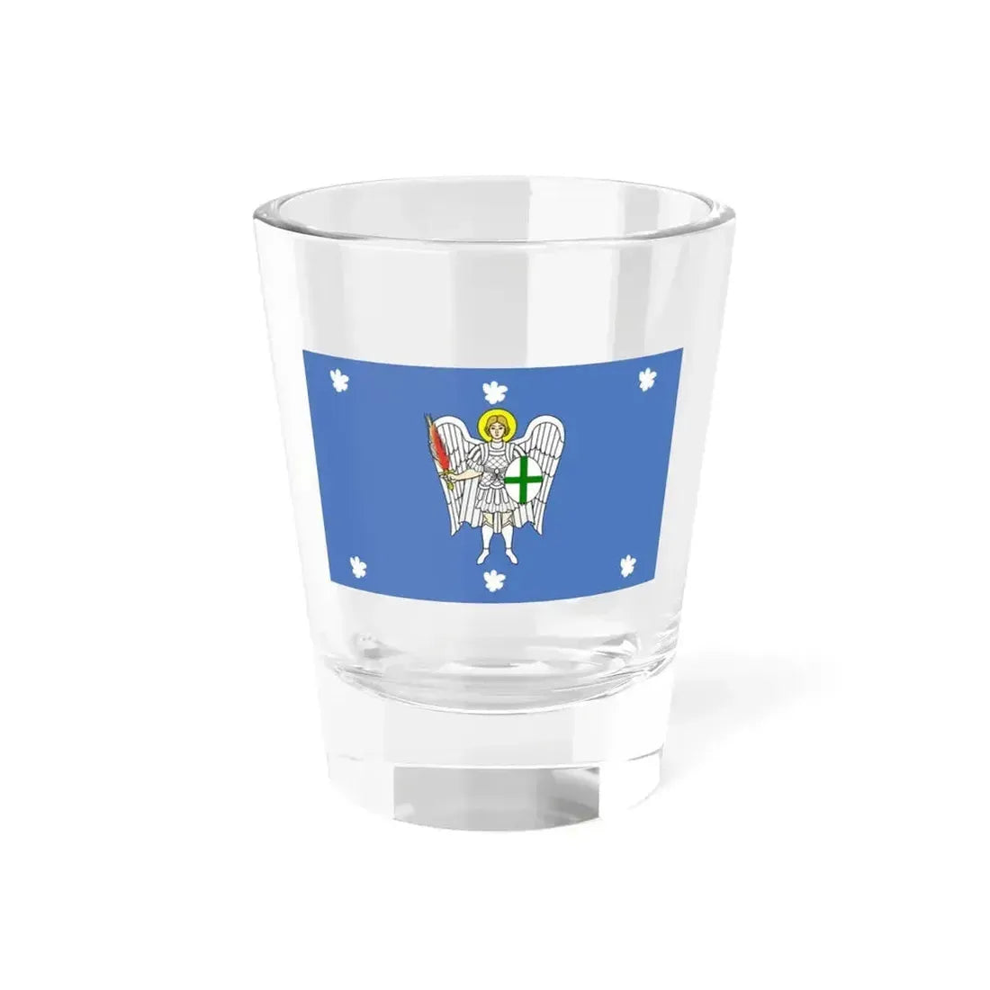 Flag of Iklin Malta - Shot Glass 1.5oz 1.5oz - Go Mug Yourself