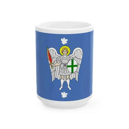 Flag of Iklin (Malta) White Coffee Mug 15oz - Go Mug Yourself