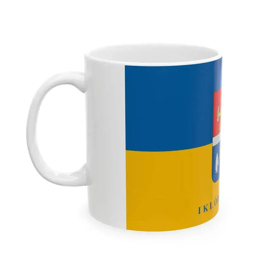 Flag of Iklodbordoce (Hungary) White Coffee Mug - Go Mug Yourself