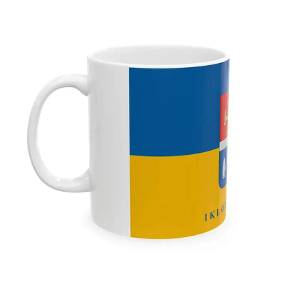 Flag of Iklodbordoce (Hungary) White Coffee Mug - Go Mug Yourself
