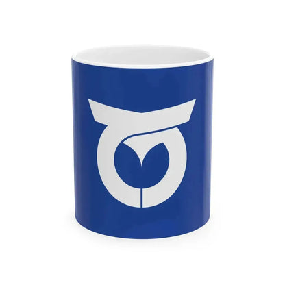 Flag of Ikusaka Nagano (Japan) White Coffee Mug 11oz - Go Mug Yourself