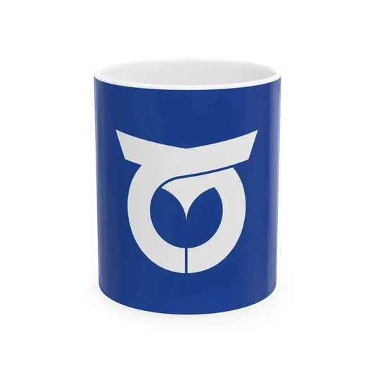 Flag of Ikusaka Nagano (Japan) White Coffee Mug 11oz - Go Mug Yourself