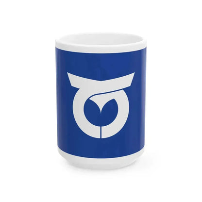 Flag of Ikusaka Nagano (Japan) White Coffee Mug 15oz - Go Mug Yourself