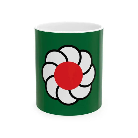 Flag of Ikutahara Hokkaido 1944-2005 (Japan) White Coffee Mug 11oz - Go Mug Yourself