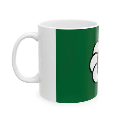 Flag of Ikutahara Hokkaido 1944-2005 (Japan) White Coffee Mug - Go Mug Yourself