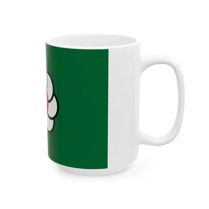 Flag of Ikutahara Hokkaido 1944-2005 (Japan) White Coffee Mug - Go Mug Yourself