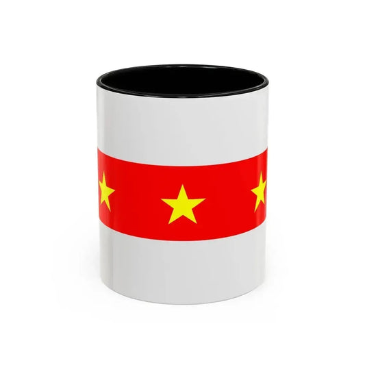 Flag of Il Fgura Malta - Accent Coffee Mug 11oz Black - Go Mug Yourself