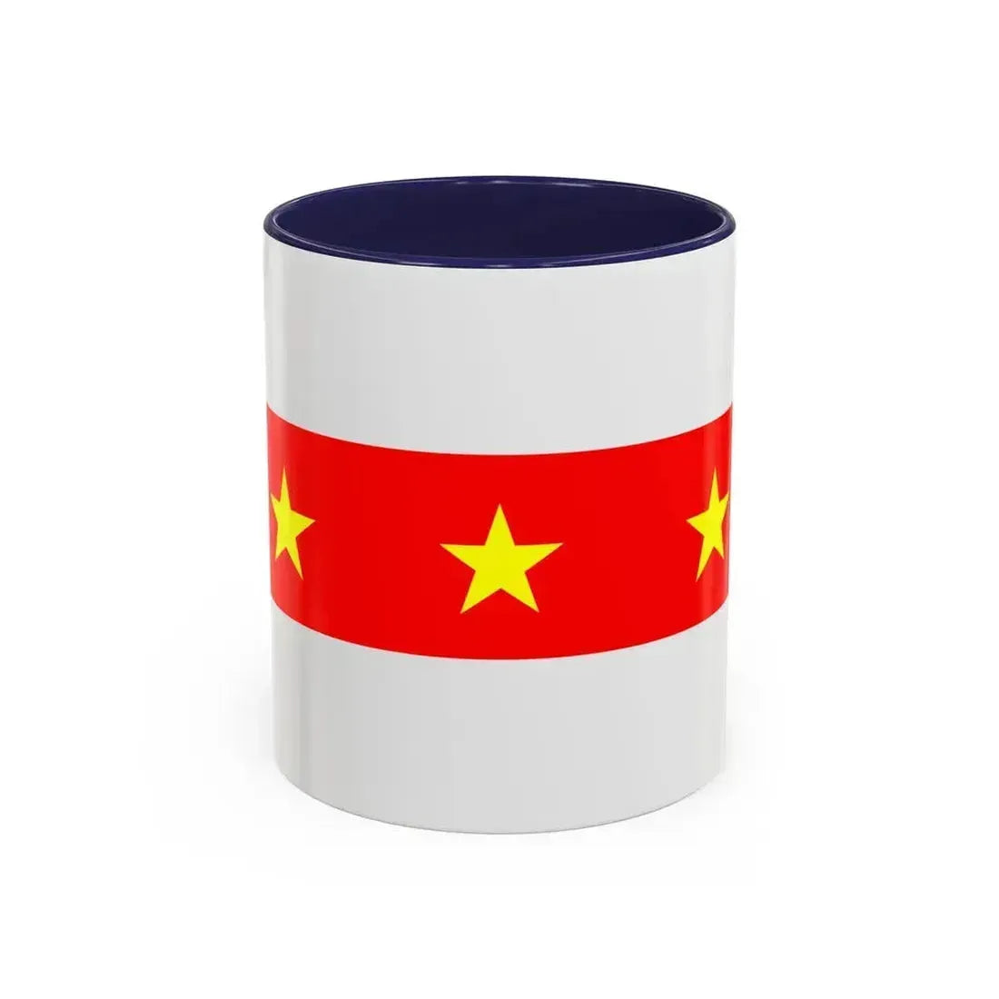 Flag of Il Fgura Malta - Accent Coffee Mug 11oz Navy - Go Mug Yourself
