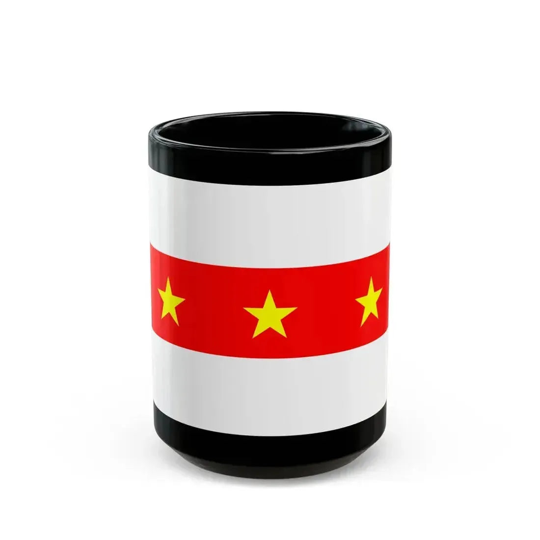 Flag of Il Fgura Malta - Black Coffee Mug 15oz - Go Mug Yourself
