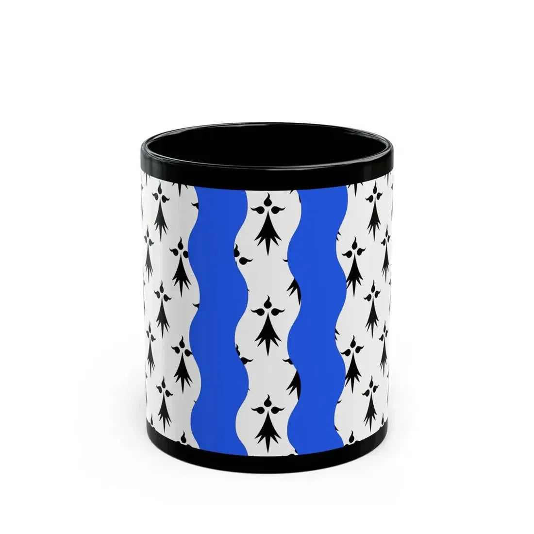 Flag of Ille et Vilaine France 2 - Black Coffee Mug 11oz - Go Mug Yourself