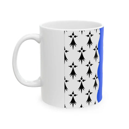 Flag of Ille et Vilaine France 2 - White Coffee Mug - Go Mug Yourself