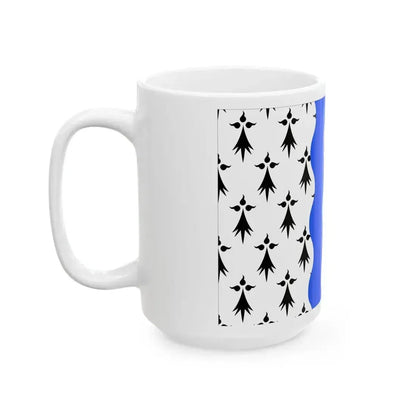 Flag of Ille et Vilaine France 2 - White Coffee Mug - Go Mug Yourself