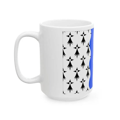 Flag of Ille et Vilaine France 2 - White Coffee Mug - Go Mug Yourself