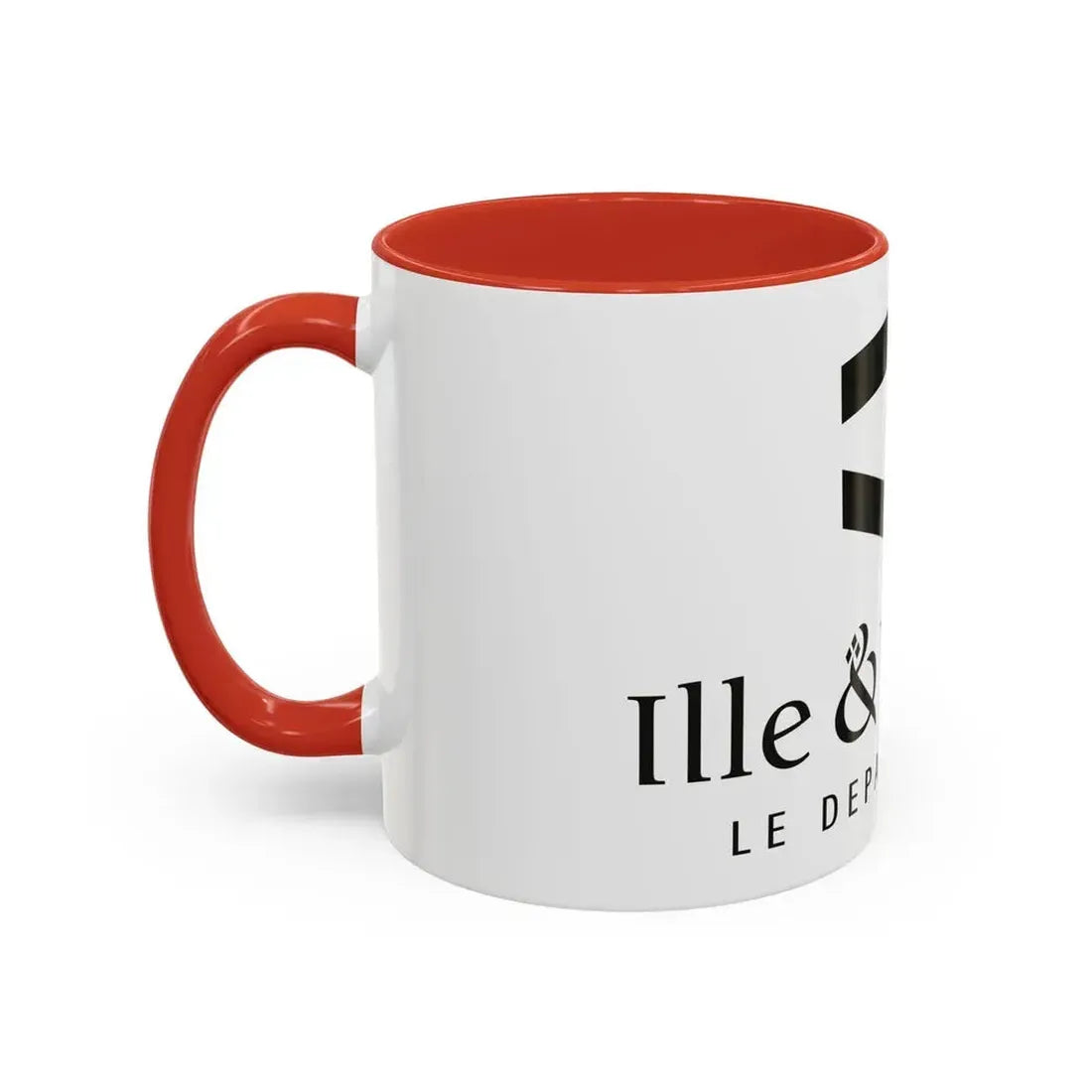 Flag of Ille et Vilaine France - Accent Coffee Mug - Go Mug Yourself