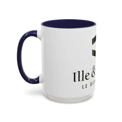 Flag of Ille et Vilaine France - Accent Coffee Mug - Go Mug Yourself