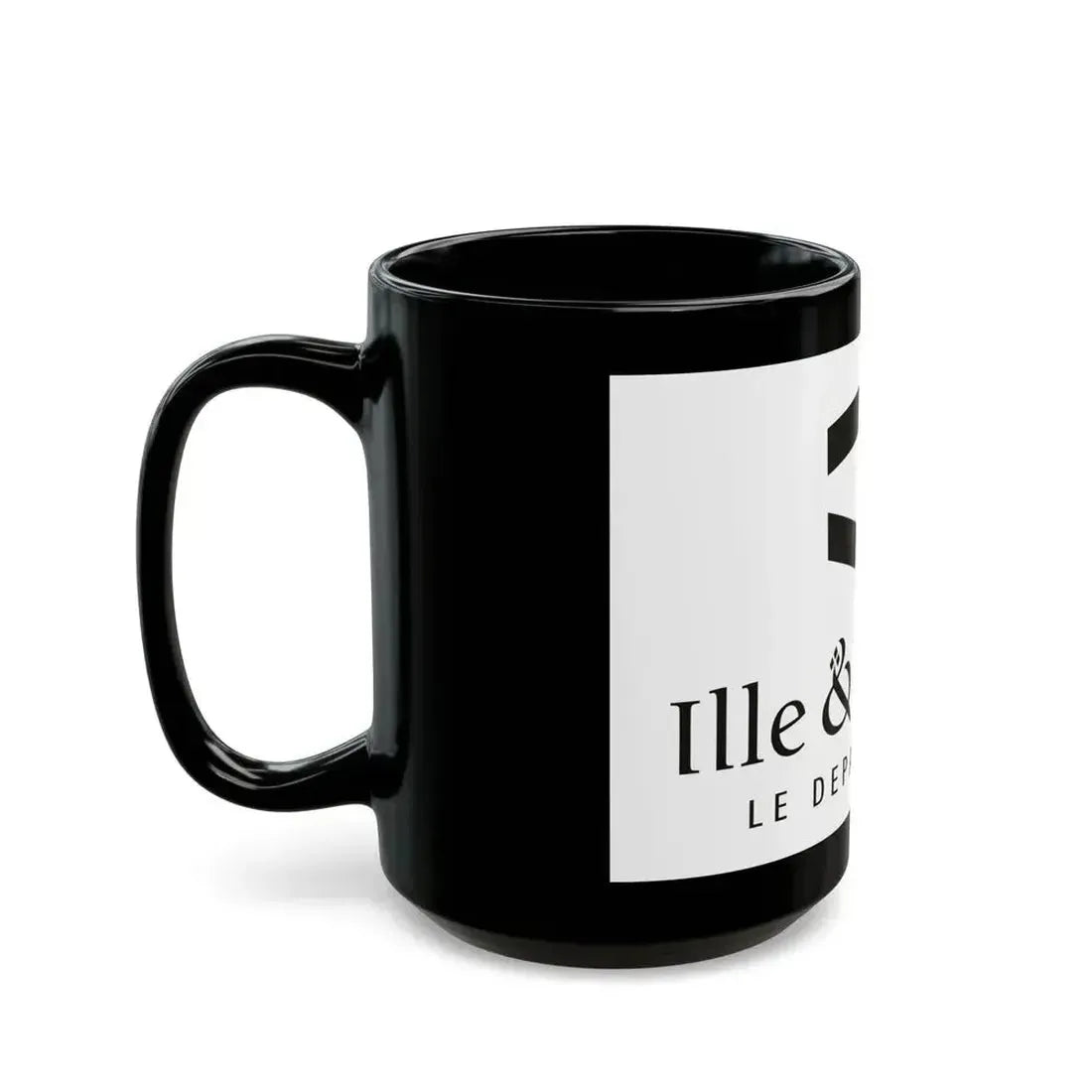 Flag of Ille et Vilaine France - Black Coffee Mug - Go Mug Yourself