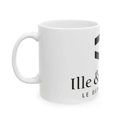 Flag of Ille et Vilaine France - White Coffee Mug - Go Mug Yourself