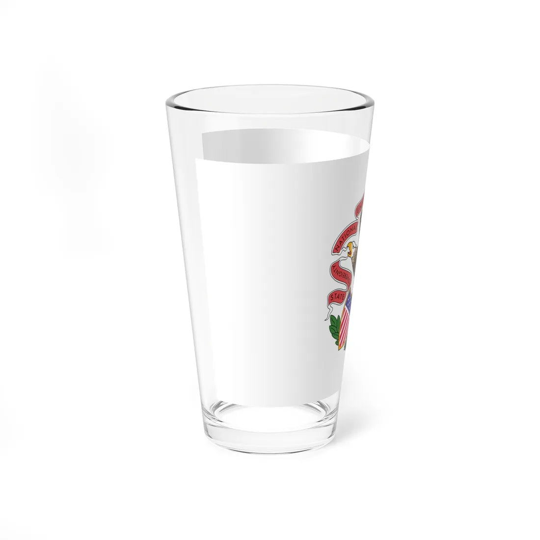 Flag of Illinois 1915-1969 (United States) Pint Glass 16oz - Go Mug Yourself