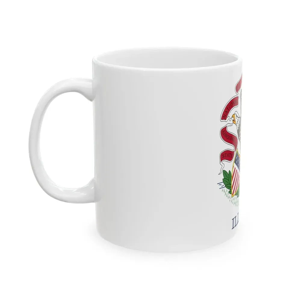 Flag of Illinois (United States) White Coffee Mug - Go Mug Yourself