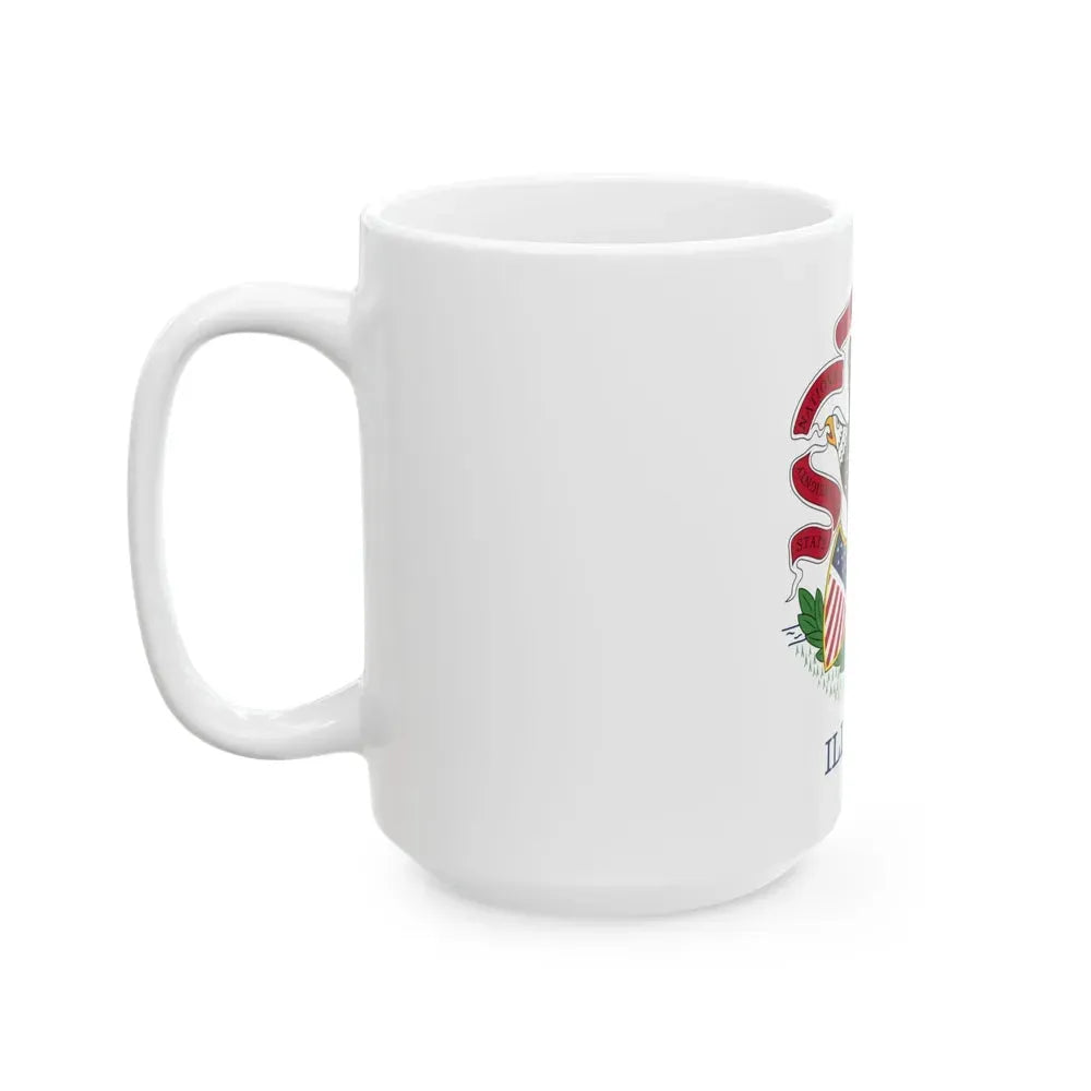 Flag of Illinois (United States) White Coffee Mug - Go Mug Yourself