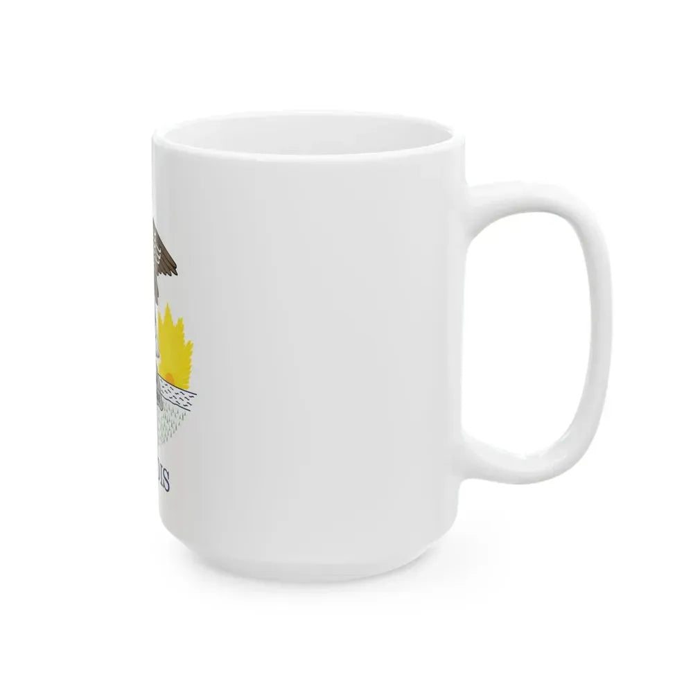 Flag of Illinois (United States) White Coffee Mug - Go Mug Yourself