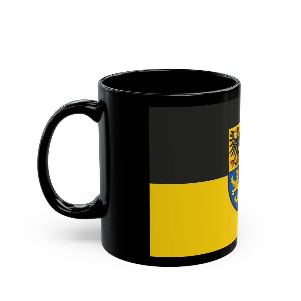 Flag of Ilm Kreis Germany - Black Coffee Mug-Go Mug Yourself