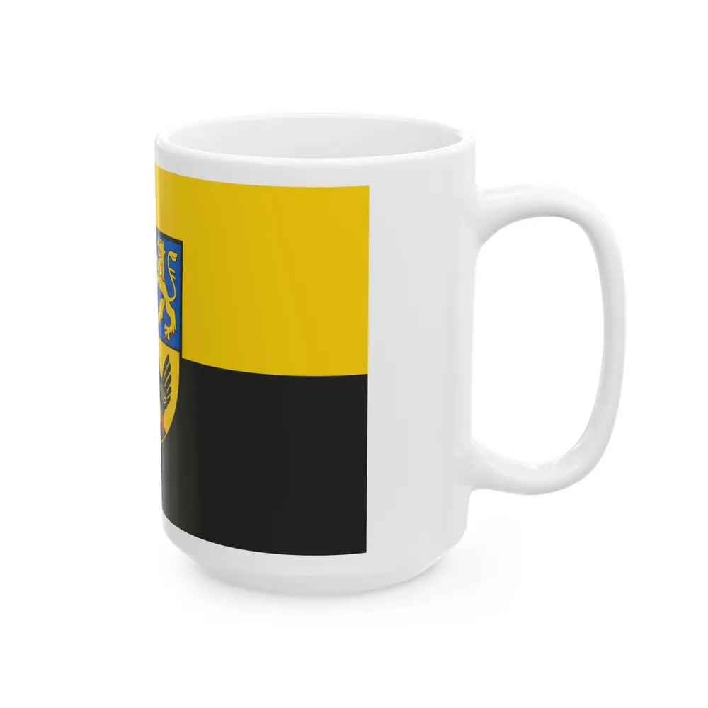 Flag of Ilm Kreis Germany - White Coffee Mug-Go Mug Yourself