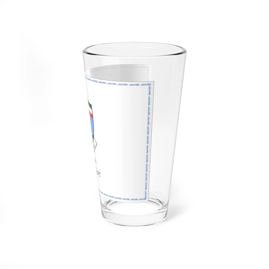 Flag of Imam Khumeini Marine Sciences University (Iran) Pint Glass 16oz - Go Mug Yourself