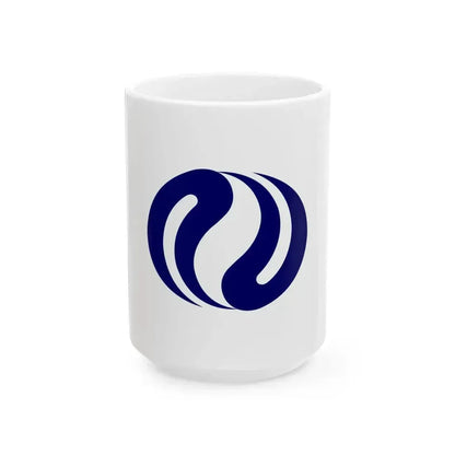 Flag of Imizu Toyama (Japan) White Coffee Mug 15oz - Go Mug Yourself