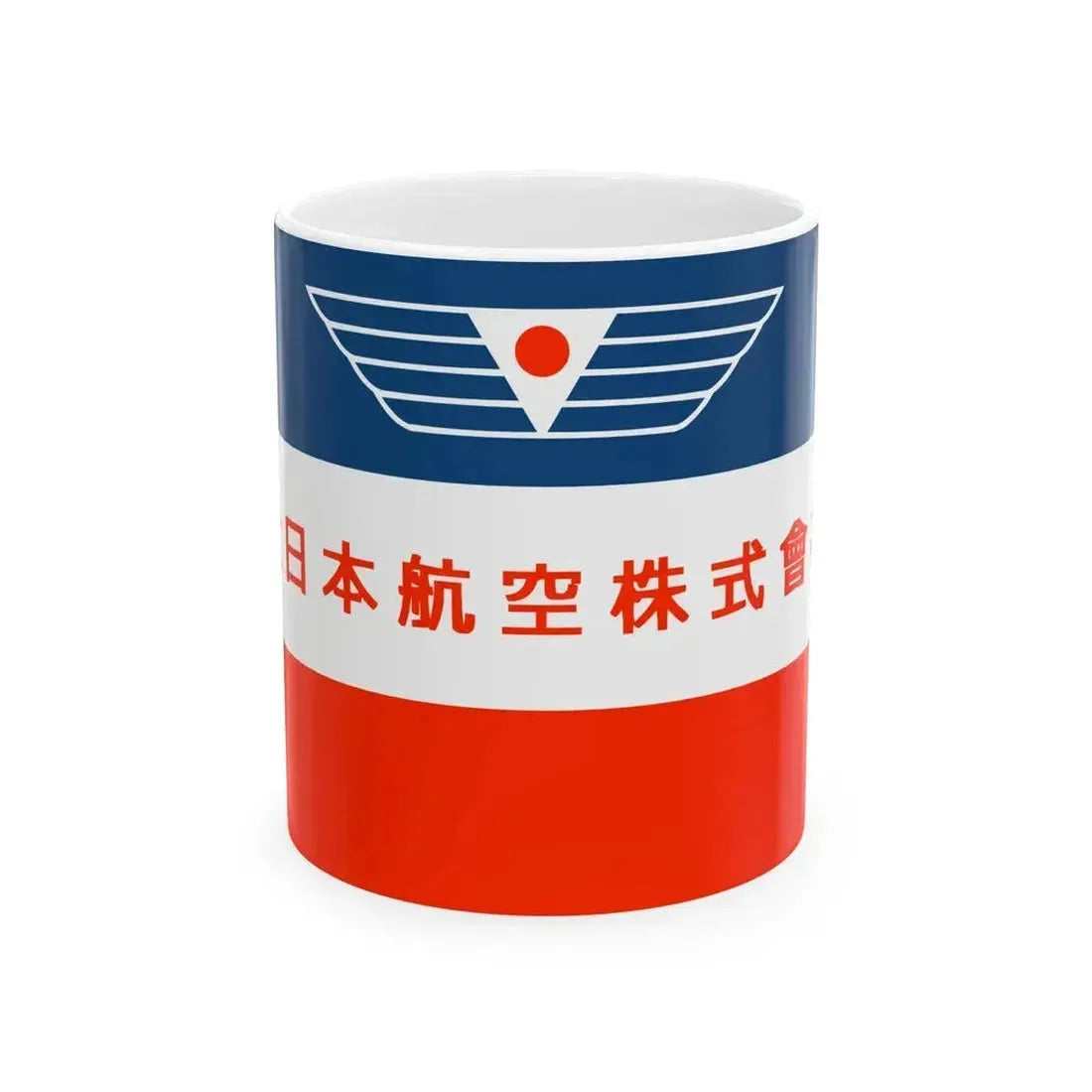 Flag of Imperial Japanese Airways (Japan) White Coffee Mug 11oz - Go Mug Yourself