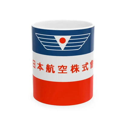 Flag of Imperial Japanese Airways (Japan) White Coffee Mug 11oz - Go Mug Yourself